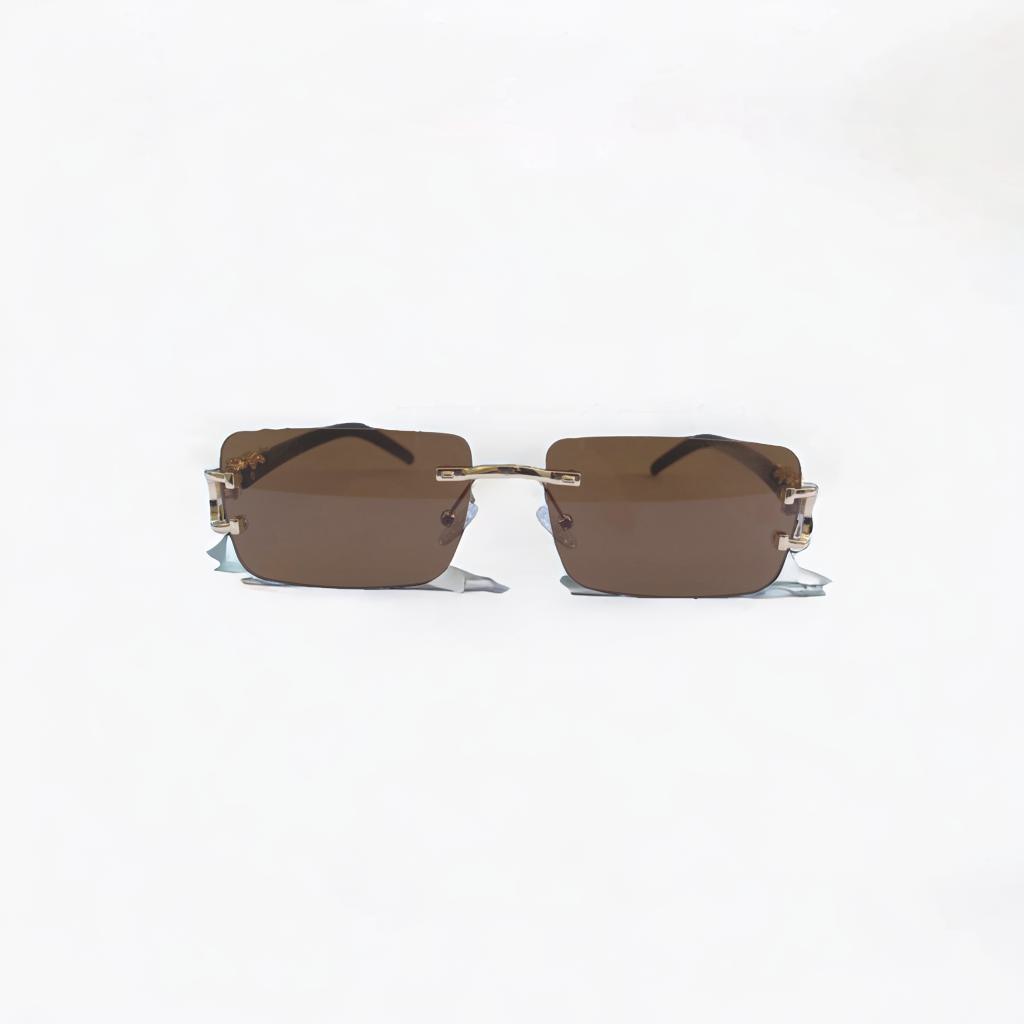 CARTIER SUNGLASSES WITH PANTHER ADITION(BLACK&BROWN)
