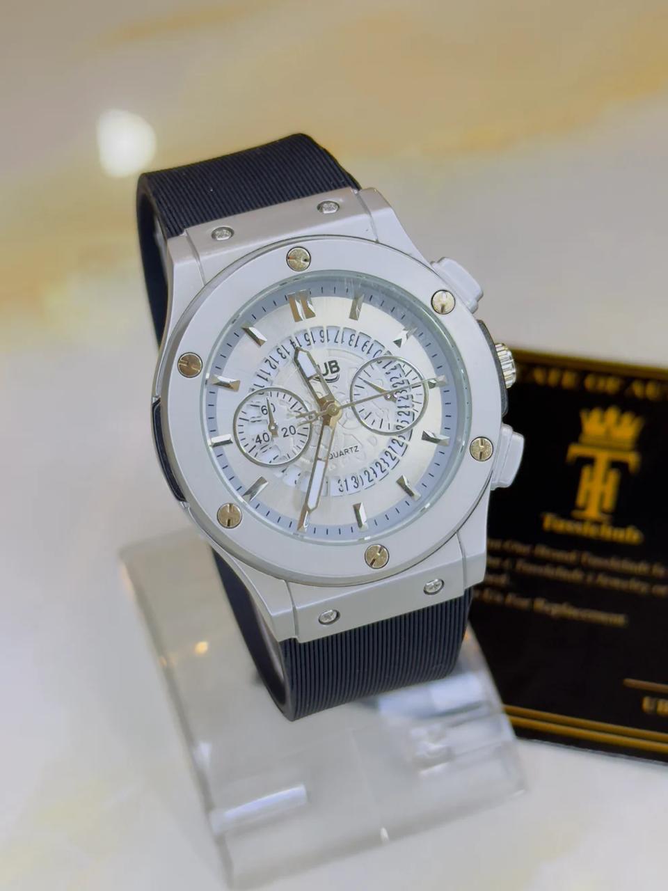 HUBLOTWITH  PREMIUM STRAPS.