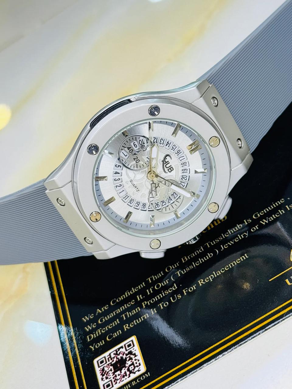 HUBLOTWITH  PREMIUM STRAPS.