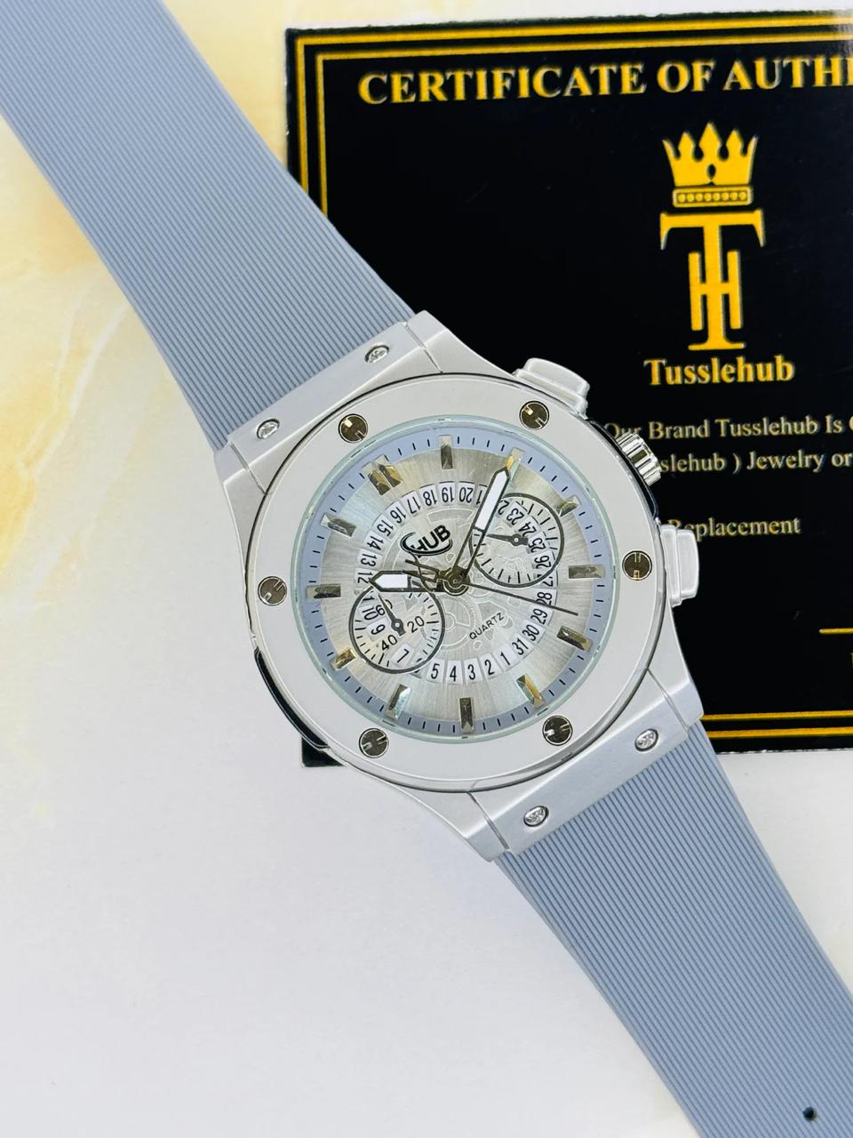 HUBLOTWITH  PREMIUM STRAPS.