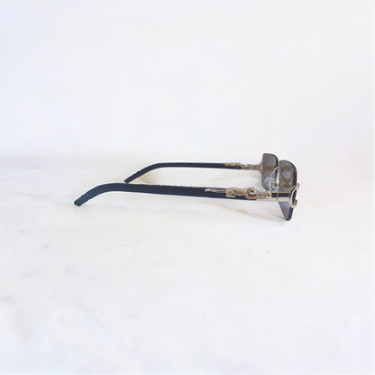 CARTIER SUNGLASSES WITH PANTHER ADITION(BLACK&BROWN)